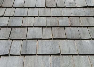 black and white roof tiles